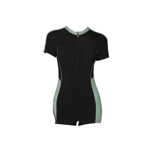 Hao Zhilang One Piece Swimsuits Women's Light Green