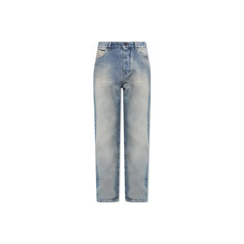AMIRI Quad Cuff Straight Jean-0