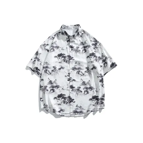 SIL VITIN Shirts Unisex Pagoda Pine
