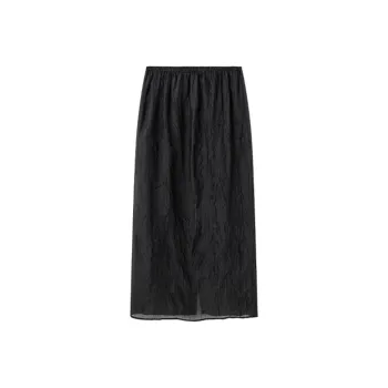 VIKTORIACHAN SS24 Casual Long Skirts Women's Black