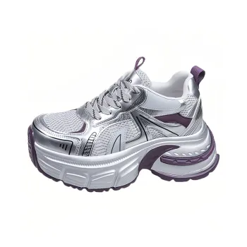 Daying Breathable Height Increase Low Top Chunky Sneakers Women's