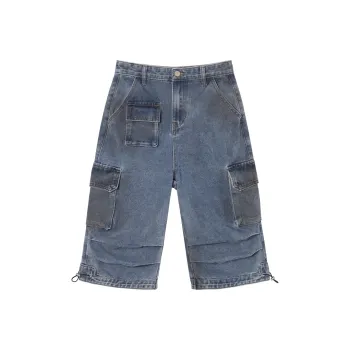 EPTISON WOMAN Denim Shorts Women's Denim Blue