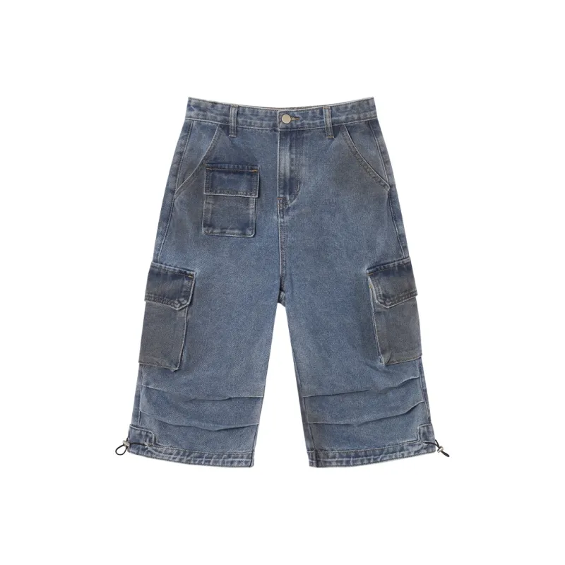 EPTISON WOMAN Denim Shorts Women's Denim Blue-0