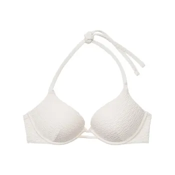 Victoria's Secret PINK Mix & Match Bombshell Push-Up Bikini Top / CW Bikini Women's Coconut White