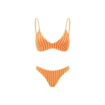 YUKARI SWIM Two Piece Swimsuit Women's Orange