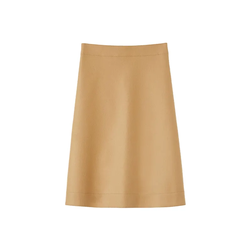 JIL SANDER Wool A line Midi Skirt-0