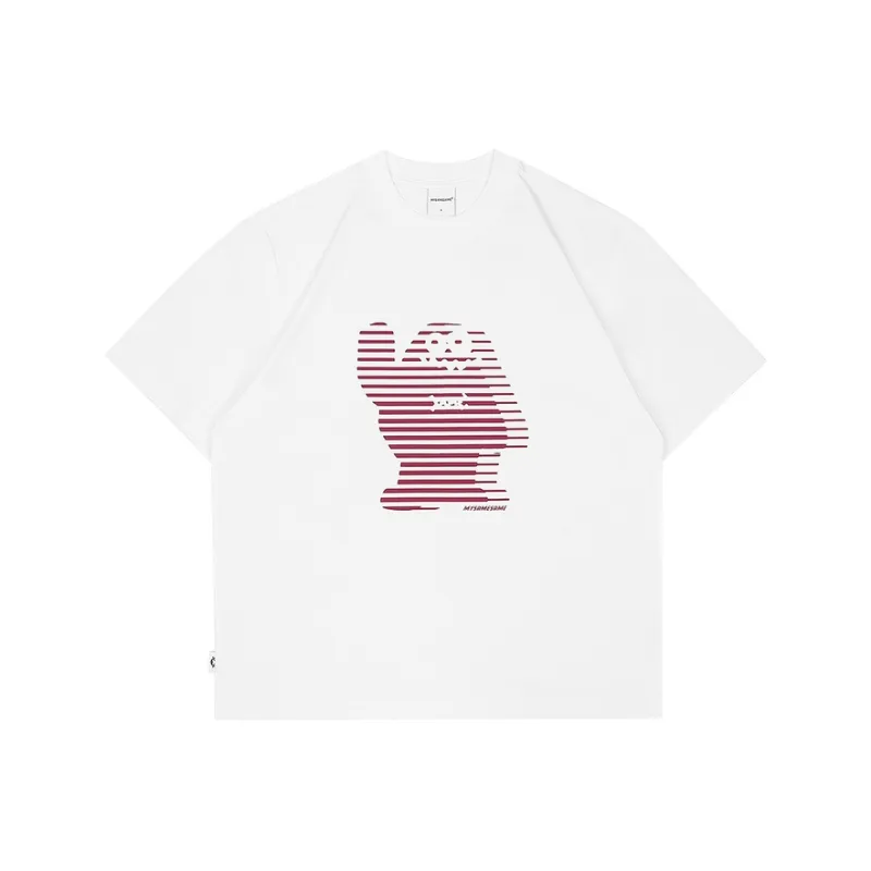 MYSAMESAME T Shirts Unisex White-0