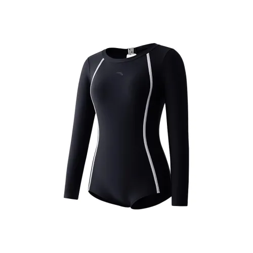 Anta One piece Swimsuit Women's Black