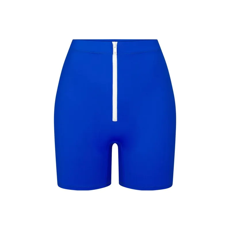 Skims Swim Mid Waist Short Cobalt-0