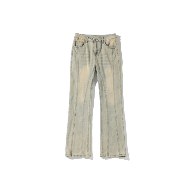 PANDA ADEVIL Jeans Unisex Yellow Mud-4