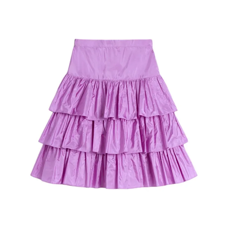 Valentino FW24 Casual Short Skirts Women's Purple-0
