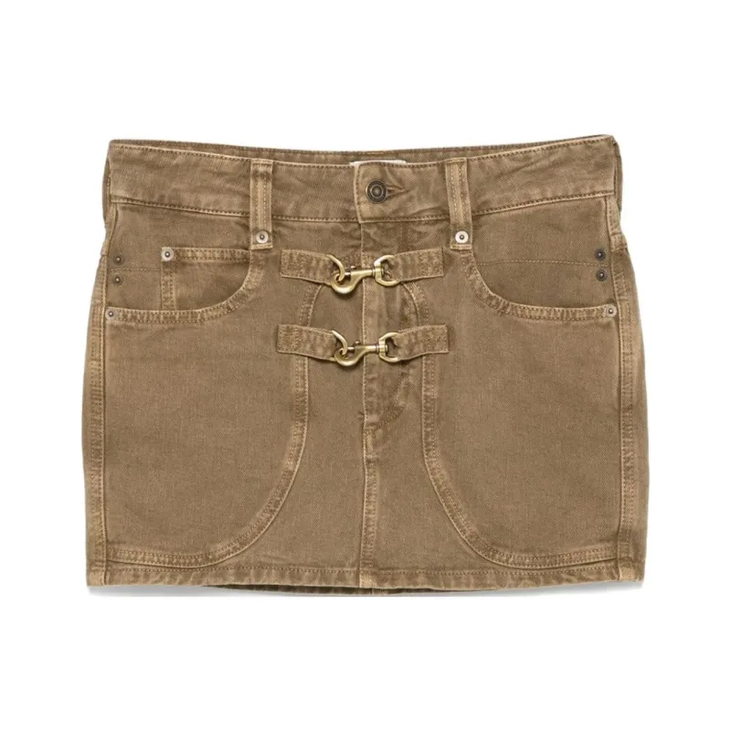 ISABEL MARANT Paulina Denim Mini Skirt-0