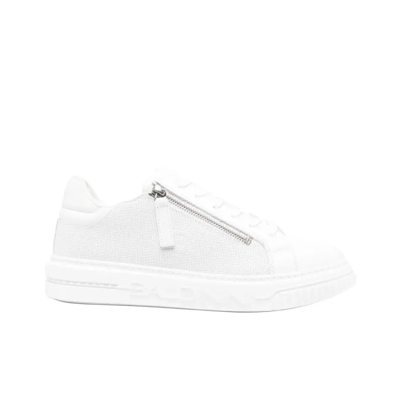 Baldinini Embossed logo Lace up Sneakers-1