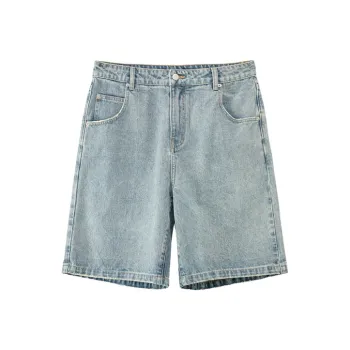 NO ONE ELSE Denim Shorts Unisex