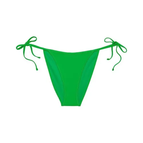 Victoria's Secret PINK String Cheeky Bikini Bottom / IJ Swimming Shorts Women's Green