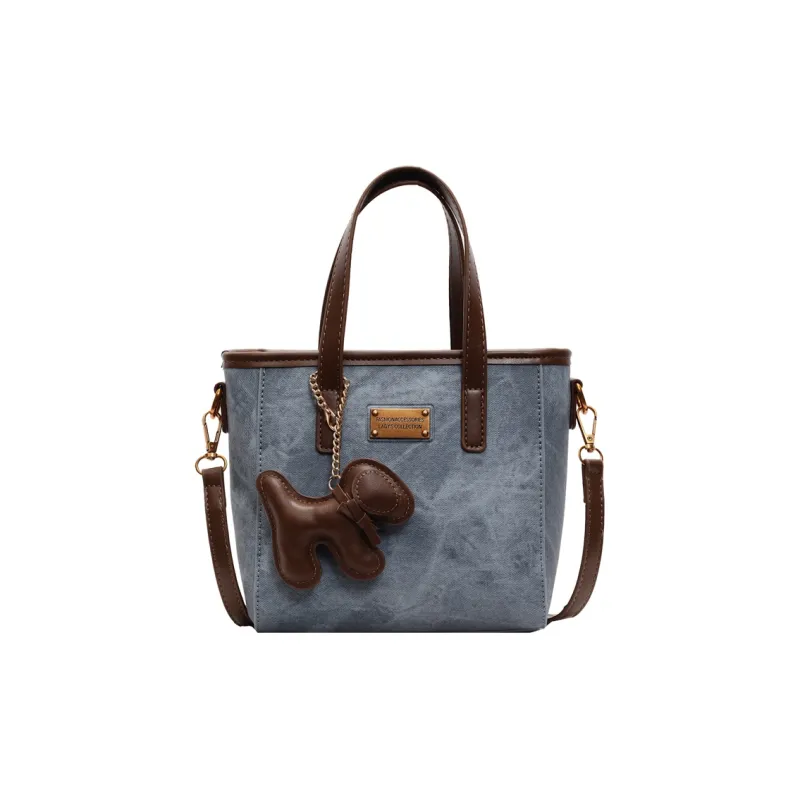TOUTSEUL YOLO PU Crossbody One Shoulder Handbag Women's White & Black/White & Coffee/Black & Blue/Coffee-12