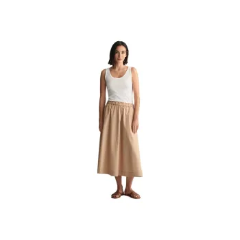 GANT Casual Long Skirt Women's Khaki