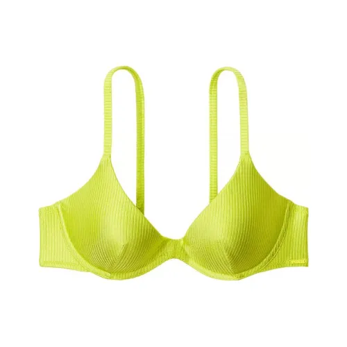 Victoria's Secret PINK SCOOP PUSH-UP BIKINI TOP / Limelight Bikini Women's Yellow