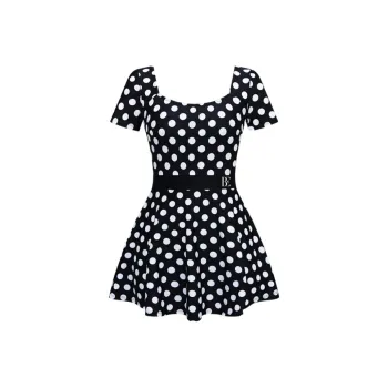 BALNEAIRE Swim Dresses & Skirts Women's Vintage Polka Dot