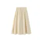 Cream Apricot Yellow (Semi-Elastic Waistband)