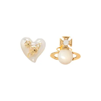 Vivienne Westwood Brass Earrings Women's Gold