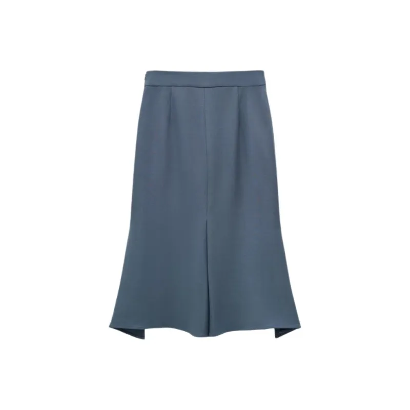 INSUN Casual Long Skirt Women's Ice Blue-0