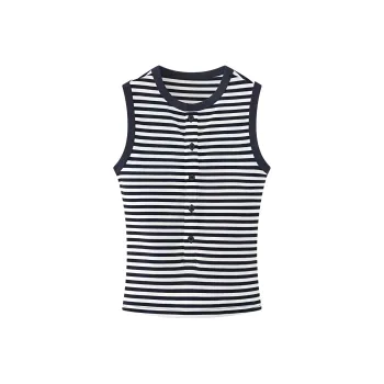 DOKZB Tank Tops Women's Navy Blue