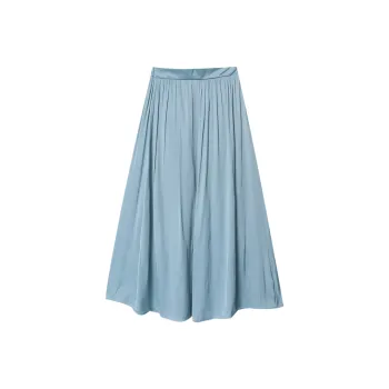 CHARM PICK Casual Long Skirts Women's Blue