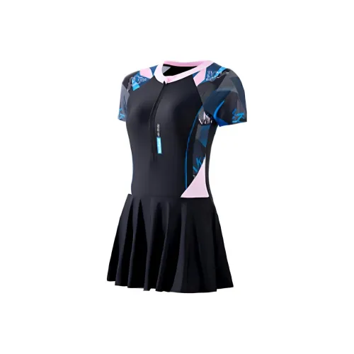 Kappa One piece Swimsuit Women's Smoke Blue Black