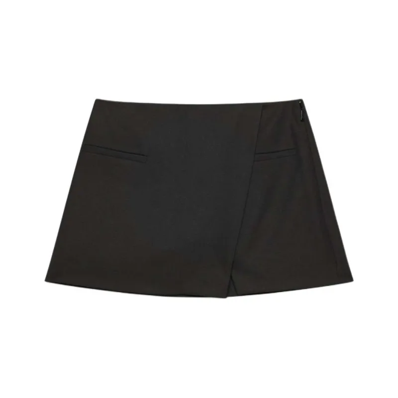 ARITZIA FW24 Wilfred Allegory Skort Casual Short Skirts Women's BLACK/Black-0