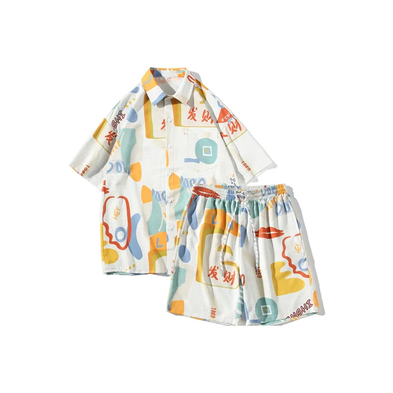 Fakeyoung Shirt Matching Set Unisex-2