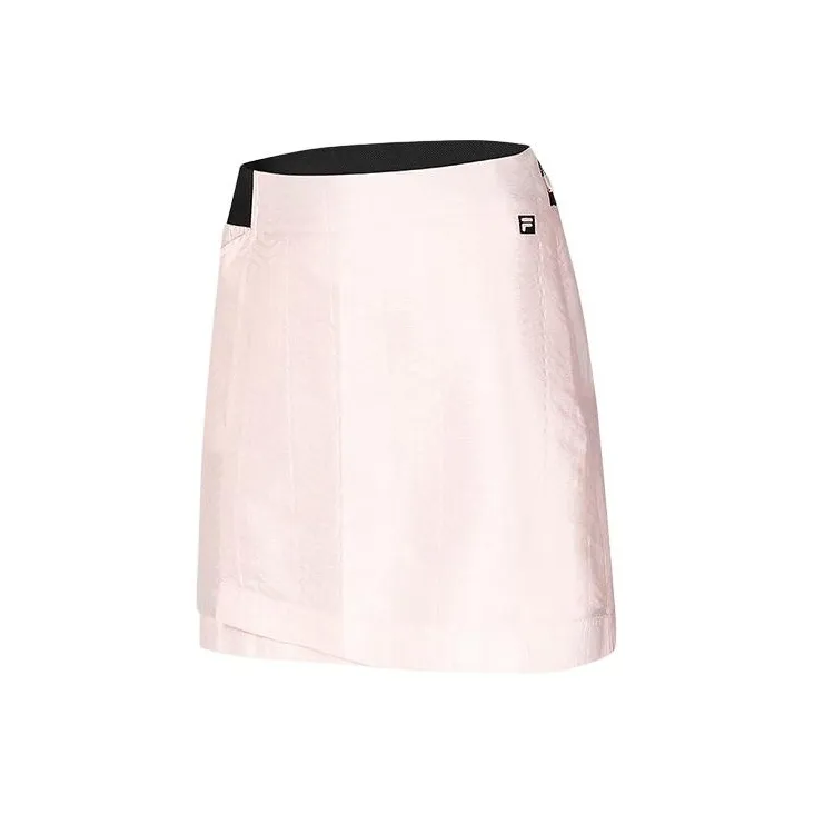 FILA Golf Series Denim Short Skirts Women's Sweet Pink-0