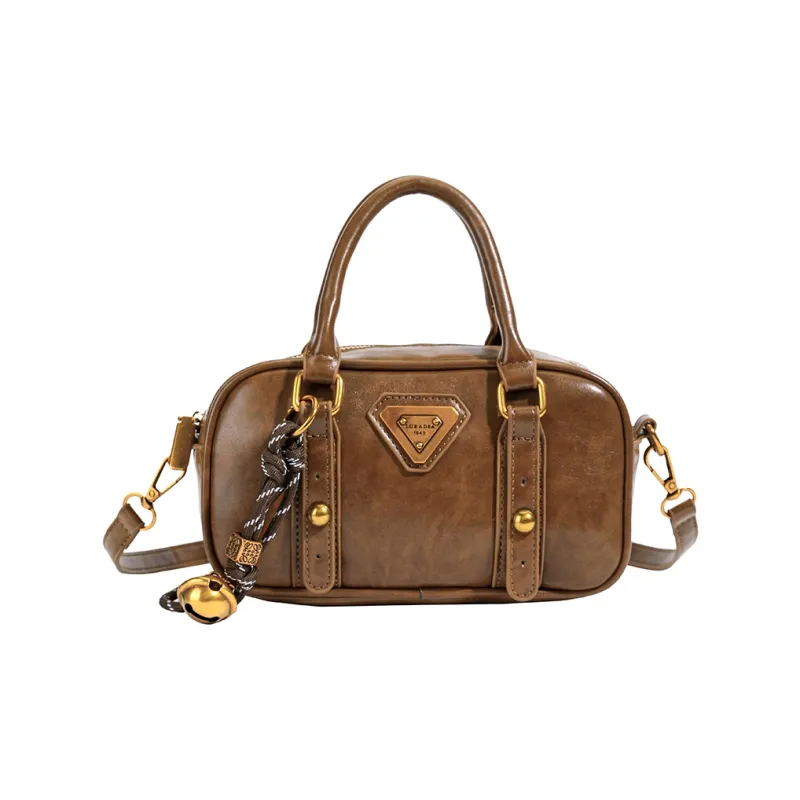 TOUTSEUL YOLO PU One Shoulder Handbag Women's Ecru/Black/Khaki/Brown-18