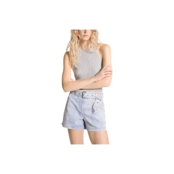 MICHAEL KORS SS24 Denim Shorts Women's Light Blue