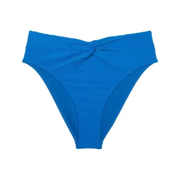 Victoria's Secret PINK Mix & Match High-Waist Twist Cheeky Bikini Bottom/SB Swimming Shorts Women's Blue