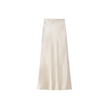CYCLE DOCUMENT Casual Long Skirts Women's Champagne