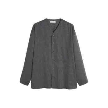 Osens Shirts Men Deep Smoke Gray