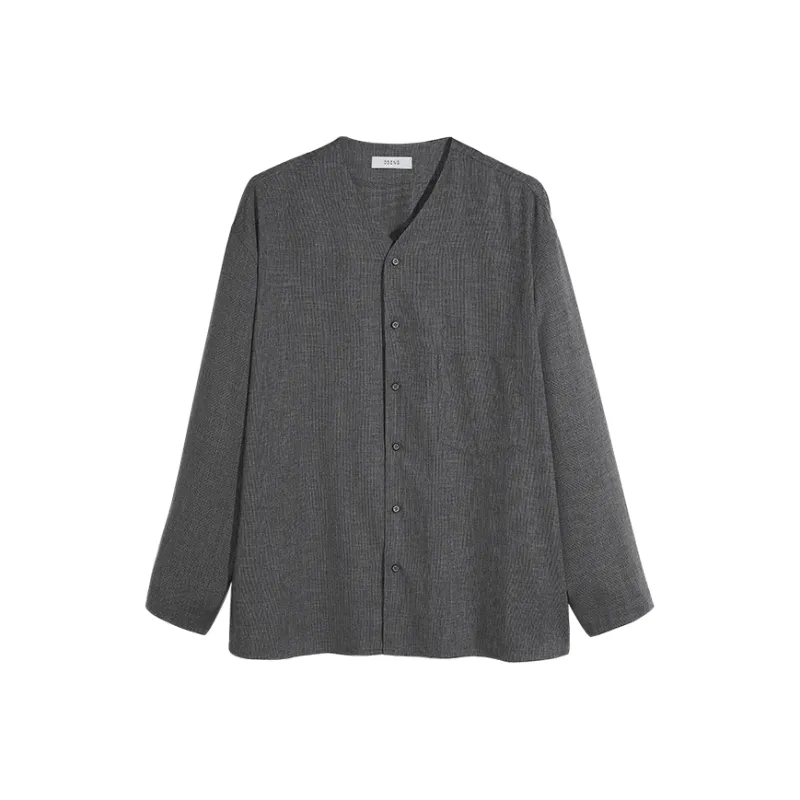 Osens Shirts Men Deep Smoke Gray-0