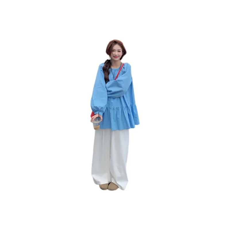 Mu Xiao Xin Long Sleeved Dress Women's-6