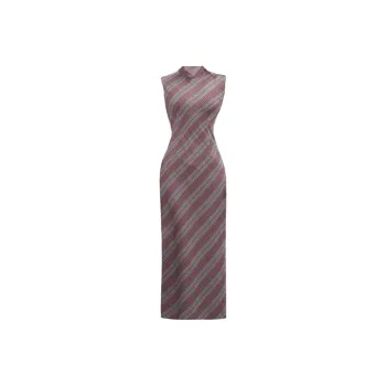 PAZZO Sleeveless Dresses Women's Plaid