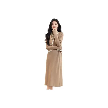 CARBAMMI Skirt Set Women's Coffee