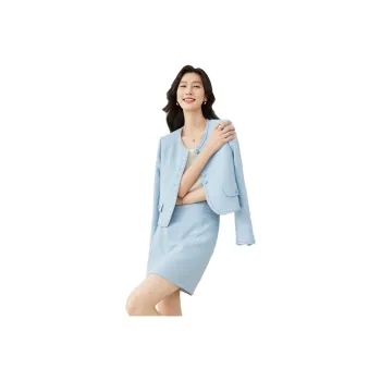 VIMLY Skirt Set Women's Light Blue