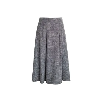 ROEYSHOUSE Casual Long Skirts Women's Heather Gray