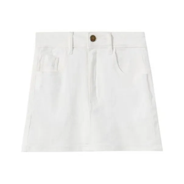 XUANSHU Denim Short Skirts Women's-5