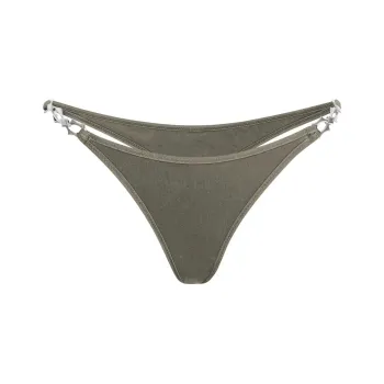 Miaou SS24 NICOLA BIKINI BOTTOM Swimming Shorts Women's Gray Earth
