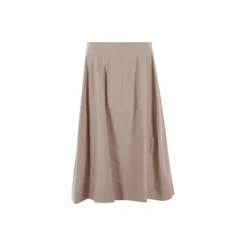 Chloe Casual Long Skirt Women's Khaki