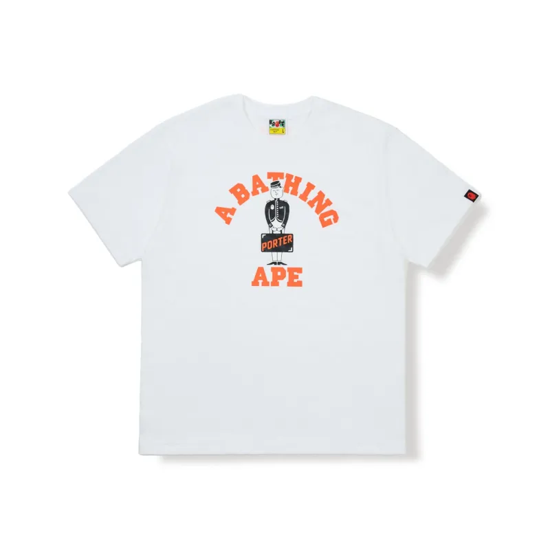 Porter X A BATHING APE PORTER Collaboration T Shirts Unisex-6