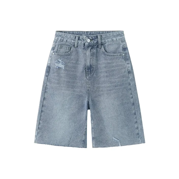 Cubic Denim Shorts Women's-5