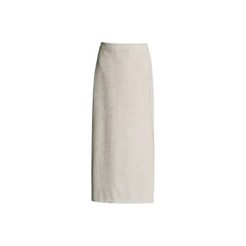 ROEYSHOUSE Casual Long Skirts Women's Ecru