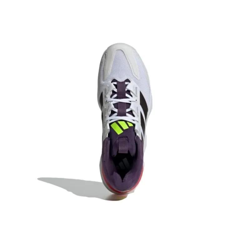 Adidas Court Stabil Indoor White Aurora Plum-2